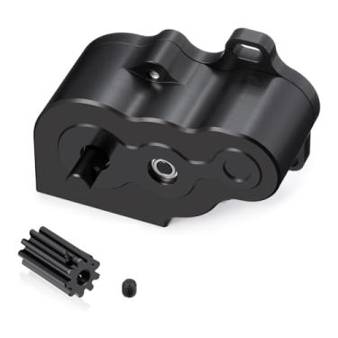 Imagem de RCHUBAM 1/10 RC Transmission Center Gearbox LCG Ultralight Portal Transmission Gearbox Compatible with 1/10 RC Crawler TRX4 Axial SCX10 I II RC Car Upgrades