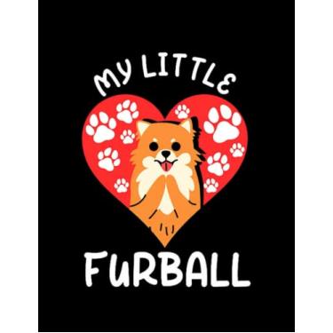 Imagem de Notebook: Pomeranian Little Fur Ball Pomeranian Pommy Pom Dog Breed German Spitz: Journal Notebook Gift For Someone Who Loves Writing| 100 Pages 8.5x11