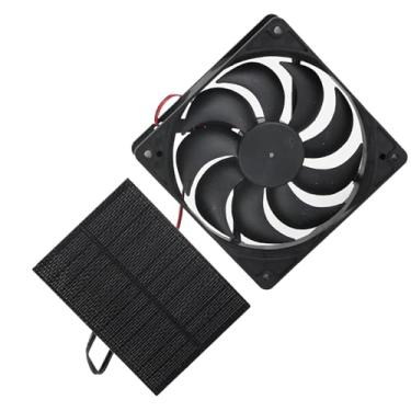 Imagem de Ventilador Solar, Ventilador de Painel Solar ABS 3W Ventiladores Solares para Acampamento Doméstico Ventilador Com Ventilador e Painel Solar para Pequenos Espaços como Estufas e