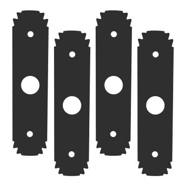 Imagem de CLSR2U AC04215 Lâmina de afiação de aço endurecido reversível de 20 cm Expand-It - Compatível com os modelos Ryo bi Edgers UT50500, UT15518, RY15518, RYEDG11, P2310 e P2300B, substitui 818-928 (pacote