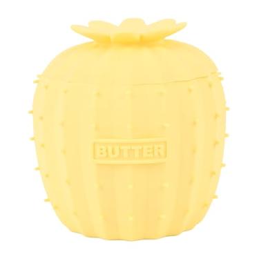 Imagem de Crock de Manteiga de Silicone de Qualidade Alimentar, Design Destacável, Servidor de Manteiga Resistente Ao Calor Com Tampa de Vedação, Linha de água Visível, Fácil Acesso para