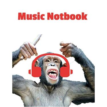 Imagem de Musin Notbook: 8.5 x 11 inch 110 pages music manuscript notebook blank sheet writing for artists musical songs, music
