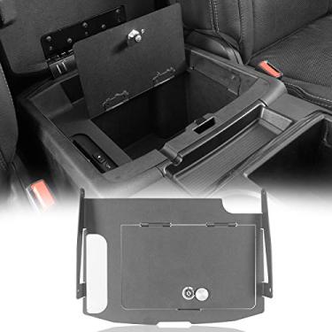 Imagem de Hooke Road RAM 1500 Console de segurança cofre de bloqueio cofre console central armazenamento interior para Dodge RAM 1500 09-18 caminhonete