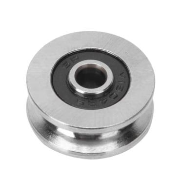 Imagem de Rolamento de Rolo Com Ranhura Em V, 10 Peças TV0418 4 * 18 * 8mm Rolamento Com Trilho Guia, para Brinquedos de Motor, Modelo de Instrumento, Equipamento Fitness