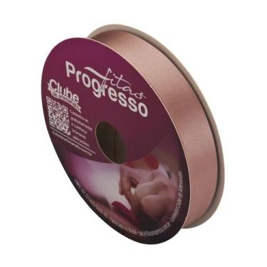 Imagem de Fita de Cetim Progresso 22mm 50 Mts Rosa velho 1143