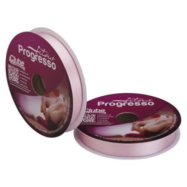 Imagem de Fita de Cetim Progresso 15mm 50 Mts Rosa Claro 206