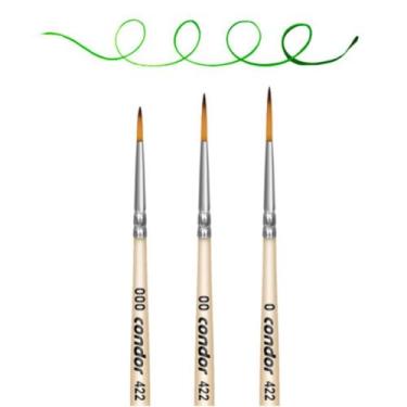 Imagem de Pincel Condor Konex Liner Sintetico 422 - 000, 00 e 0