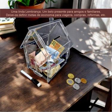 Imagem de Cofre Chale Dinheiro Woodbox Japones Kakebo Casa Acrilico