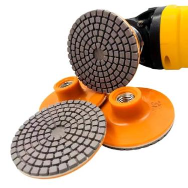 Imagem de Disco de Lixa Diamantada para Desbaste e Polimento de Mármore e Porcelanato (Grão 150)