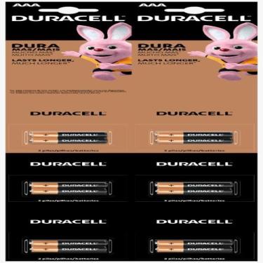 Imagem de Pilha Alcalina 1,5v Aaa (cartela 12 Unidades - Destacável) - DURACELL