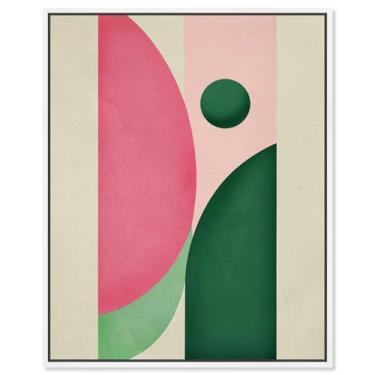 Imagem de Art Remedy Tela Hills Side by Side Modern Midcentury, moldura branca, 51 x 61 cm