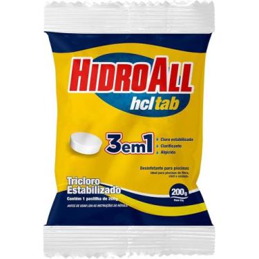 Imagem de Hcl tablete 3 em 1 200g - hidroall