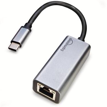 Imagem de Adaptador Ethernet para USB C, adaptador de rede USB C, adaptador ethernet USB-c com gigabit, adaptador ubsc ideal para MacBook Air, adaptador ethernet MacBook Pro, para iPad 10th, Dell XPS,