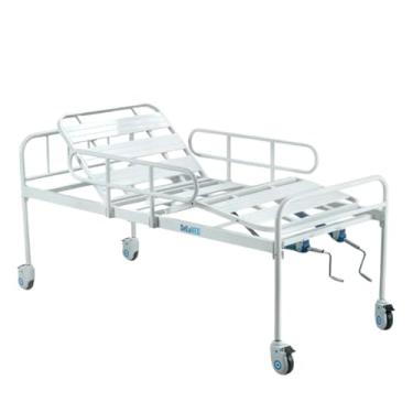 Imagem de Cama Hospitalar Conforto Segurança Idoso Acamado até 180 Kg 2 Movimentos Grades