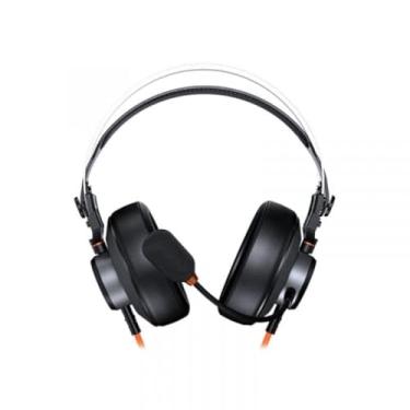 Imagem de Headset Gamer Cougar VM410 Tournament Preto e Laranja Drivers 53mm Microfone e Cabos Removíveis 3H550P53O.0002