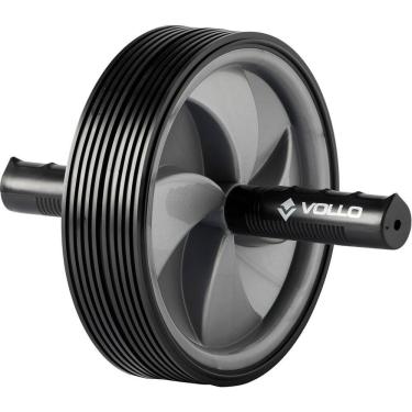 Imagem de Roda de Exercício Dupla Abdominal Alonga Fortalece Tonifica Vollo