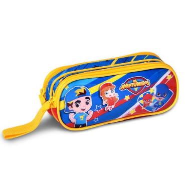 Imagem de Estojo Duplo Infantil Aventureiros Escolar Luccas Neto Porta Lápis Org