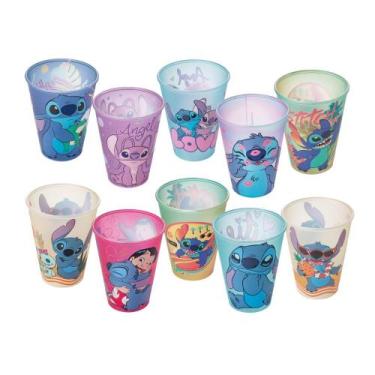 Imagem de Kit 10 copos Stitch 280 ml para lembrancinhas de aniversário colecioná