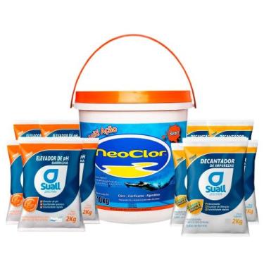 Imagem de CLORO P/ PISCINA 10KG 3em1+5 SULFATO+5 BARRILHA - NEOCLOR/SUALL