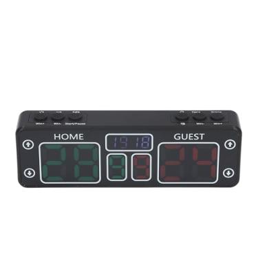 Imagem de LED Digital Scoreboard Touch Recarregável de 10 Dígitos Com Timer Ajustável para Salas de Jogo Quintal (ZJchaowf9hp2txk3-11)