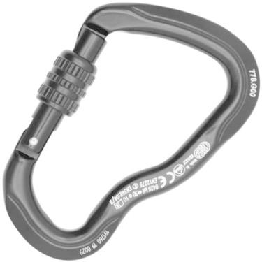 Imagem de Mosquetão Kong Ferrata preto