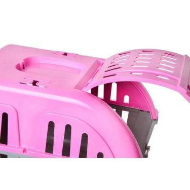 Imagem de Caixa de Transporte para Pets Four Plastic Rosa - MoonShop
