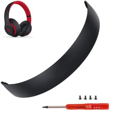 Imagem de Studio 3 Headband as Same as The OEM Replacement Arch Band Studio3 Parts Accessories Compatible with Beats by Dr. Dre Studio 3 Wireless/A1914 Studio 2 Wired/Wireless Headphones (Defiant Black-Red)