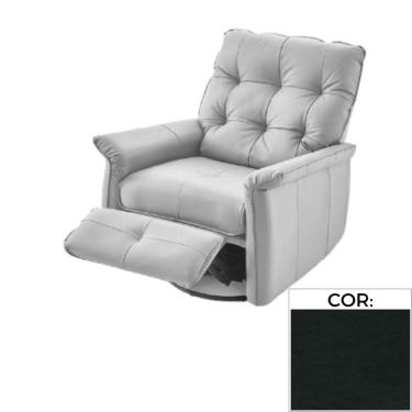 Imagem de Poltrona Reclinável MH-3790 Herval Estofada Motorizada Preto K