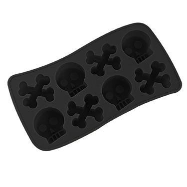 Imagem de Forma De Gelo Silicone Ice Caveira - Mor