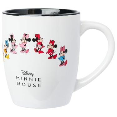 Imagem de Silver Buffalo Caneca de cerâmica jumbo Disney Mickey e seus amigos com Minnie Mouse Classics Evolution, 740 ml