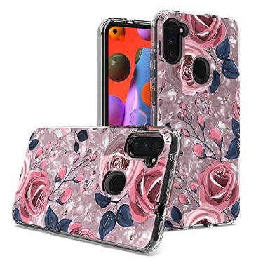 Imagem de CELZEN - para Samsung Galaxy A11 (SM-A115) - Capa de telefone com imagem em relevo - AC6 Garden