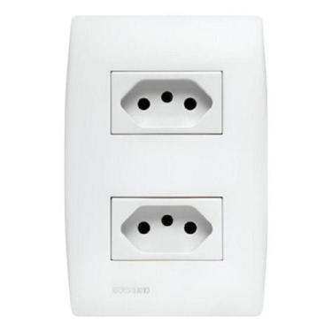 Imagem de Conjunto Tomada Dupla 20A Soprano Siemens Ilus