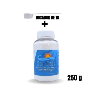 Imagem de Sal Para Lavagem Nasal 250 g Sem Iodo Com Colher Dosadora - Sea Salt
