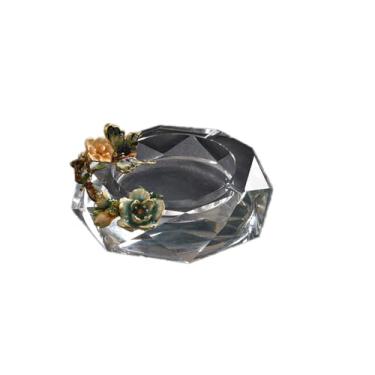 Imagem de Cinzeiro Cinzeiro para cigarros cinzeiro de vidro cristal transparente cinzeiro mão artesanato decoração cinzeiro para sala estar escritório bar interior restaurante decoração Cinzeiro de Mesa