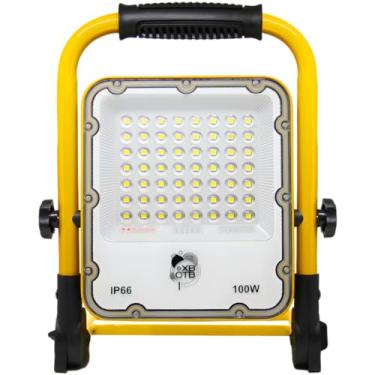 Imagem de Refletor Holofote Led C/Bateria Recarregável Portátil 100W