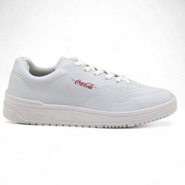 Imagem de Sapatênis Coca-Cola Shoes Branco Boise Masculino Adulto - Ref CC2472-Unissex