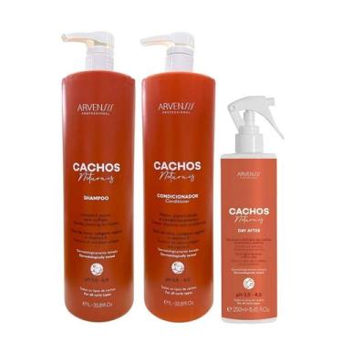 Imagem de Kit Arvensis Professional Cachos Naturais - Shampoo 1L + Condicionador