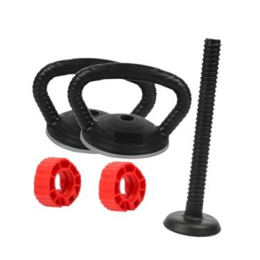 Imagem de simhoa Alça de kettlebell ajustável, conversor para halteres para kettlebell non slip brip prático ergonomic design de treinamento, 2 Alça E 1 Bar