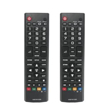 Imagem de Pacote de 2 ALLIMITY AKB74915389 sub AKB74915380 controle remoto de substituição compatível com LG 4K OLED LCD HDTV 47IN5400 42PN450B 50IN5400 AKB74915387 55LA690V 42PN450B
