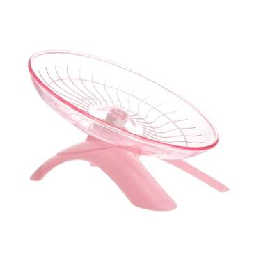 Imagem de Disco voador de hamster, roda silenciosa para corrida, brinquedos de roda de corrida de hamster de 18 cm, pires de caranguejo eremita para animais pequenos