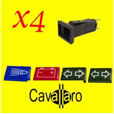 Imagem de Kit C/ 4 Lentes Vigia Painel Antigo Mb C/ Soquetes E Lampada - Cavalla