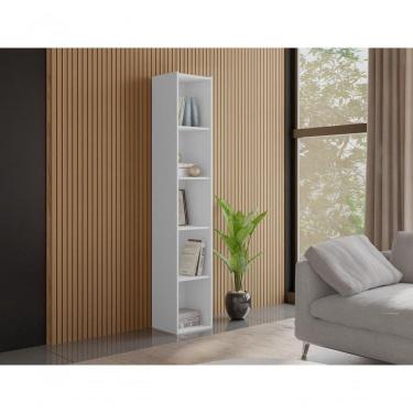 Imagem de Estante Livreiro Com Prateleiras Janaína Branco