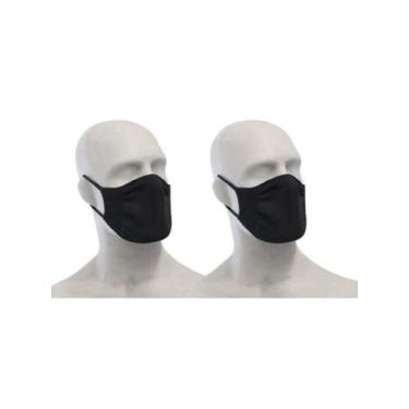 Imagem de Mascara Lupo Colorida Antiviral Proteção Total Original, U, Preto