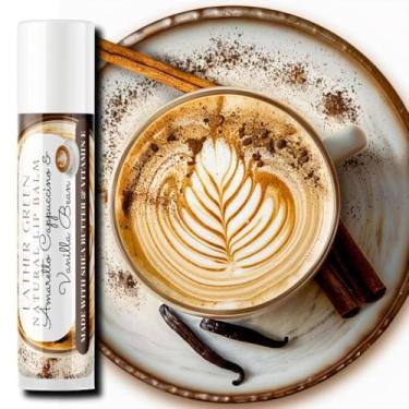 Imagem de LATHER GREEN - Bálsamo labial natural Amaretto Cappuccino e Baunilha, pacote com 3
