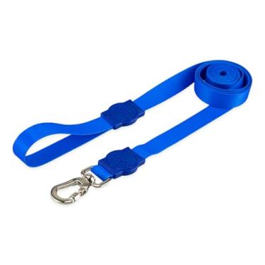Imagem de Mood Pet Coleira Guia 2 Metros Para Cães Cachorro Adestramento Passeio Porte Grande Médio Pequeno (Blue, PP)