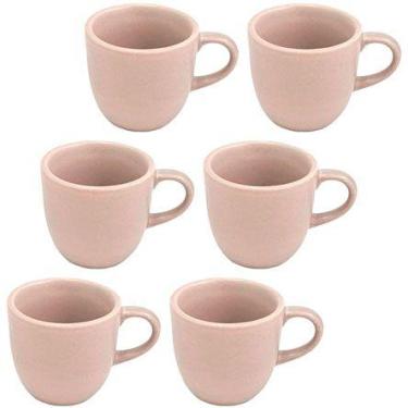Imagem de Jogo De Xícaras De Cerâmica Para Café Medina 100 Ml 06 Peças - HAUSKRA