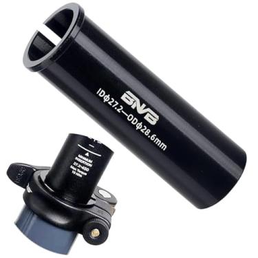 Imagem de BNVB Calço De Canote Bicicleta Liga Leve, Adaptador Tubo Alumínio Com Manga Redutora 100 Mm Comprimento, Interruptor Diâmetro 25,4-27,2 Mm; 27,2-28,6/30,0/30,4/30,9/31,6 30,9-31,6 (31,8 A 34,9 Mm)
