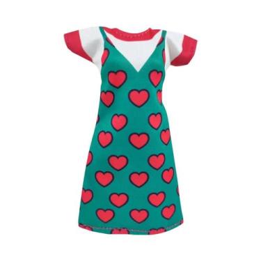 Imagem de Conjunto De Roupas De Boneca Bjd De 30cm, Vestido Fofo De Menina, Maqu