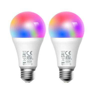 Imagem de RGBWW Regulável Meross Smart Bulb WiFi LED Lâmpada E26 E27 B22 9W 60W 