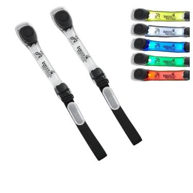Imagem de Lancer Tactical x Faixa de braço de LED Zion Arms com luzes multicoloridas para Airsoft, corrida, caminhada, paintball (apenas dois incluídos)